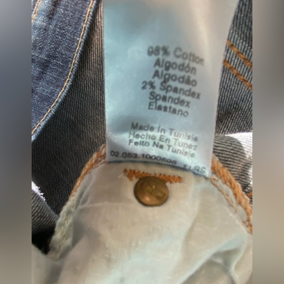 Edun Medium Wash Flare Jeans - Picture 11 of 14